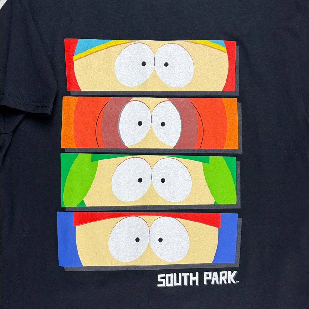 South Park EYES Black Graphic T-Shirt